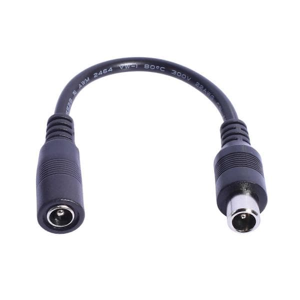 15 cm længde DC5.5x2.1mm hun til 5525/8016/C13/M16/12/XLR adapterkabel til solcelleenheder og LED-lysventilator til 8016 to 8016