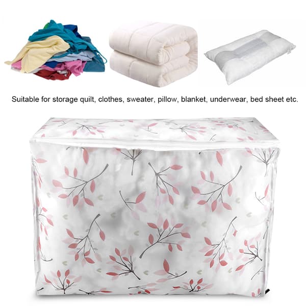 1 pc Foldable Clothes Storage Bag Felt Quilt Sweater Organizer Box Pouch Suitcase (#6)