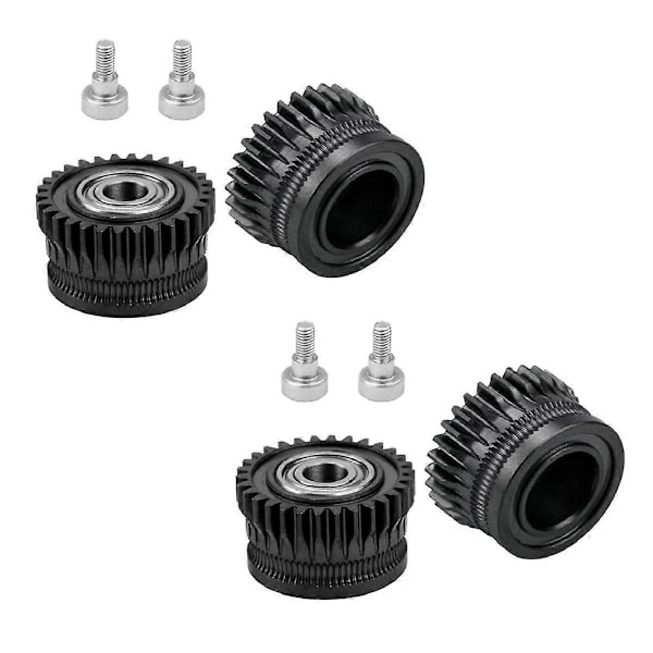 3D Printer Dual Gear Ekstruder Kit til K1/K1C/K1 Max/Ender3/V3 Plus V3 Opgradering 3.0 Hærdet Stål