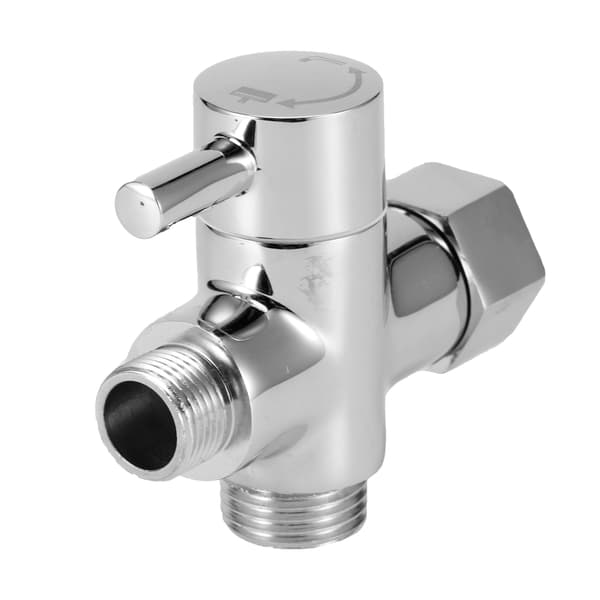 3-veis kranavleder ventil baderomsdusjdeler for håndholdt dusjhode fast sprayhode 3/8 vannseparator D 0.3