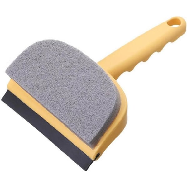 One 2-in-1 window wiper with sponge and rubber blades,