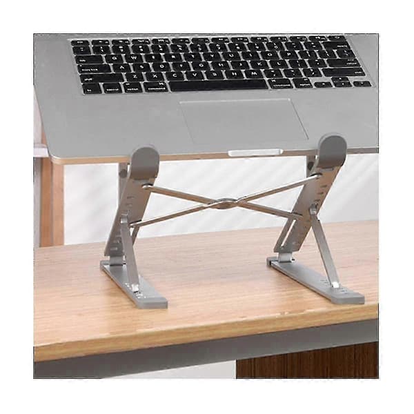 N8 Justerbart bærbart laptopstativ i aluminium til tablet, notebook, bord, køleplade, foldbart (g