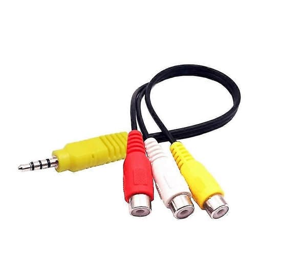 Video AV-komponentadapterkabel erstatning til TCL TV, 3 RCA til 3,5 mm