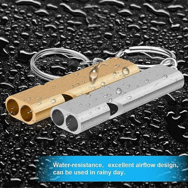 Aluminium Emergency Whistle - 120dB Survival Safety Tool