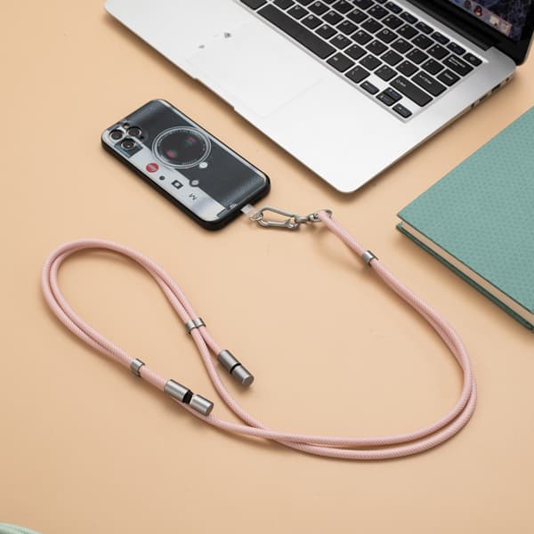 Nyeste tilpassbare 2-i-1 telefonhalskjede og ladekabel PD 60W 100W 240W USB Type C til USB C-kabel【COPL】