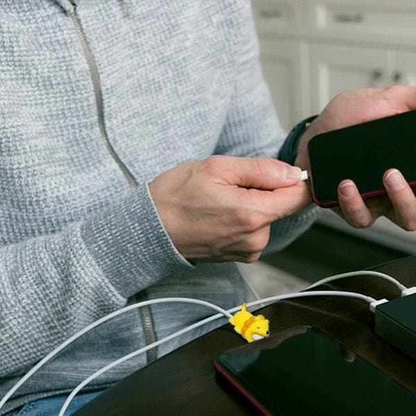 USB-kabel Skydd Djur Mobiltelefon Laddarkabel Skydd 25st