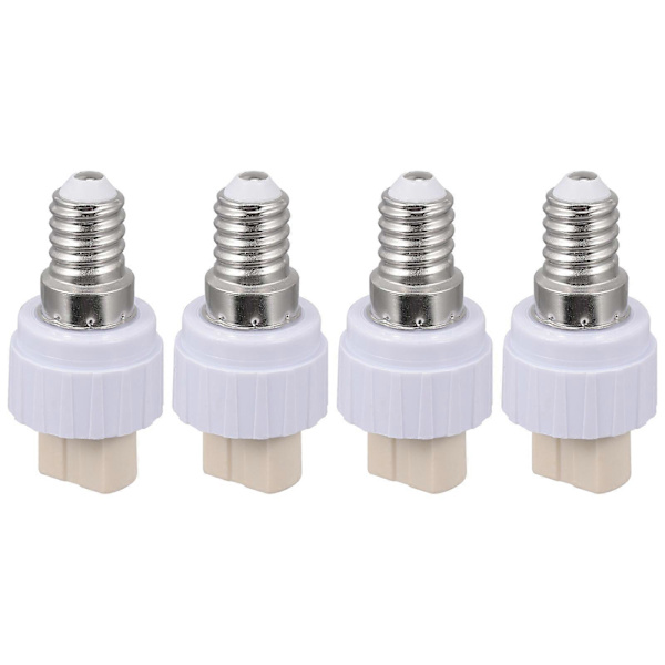 4 pcs Lamp Adapter Bulb Socket Converter E14 to G9 Lamp Holder Converter