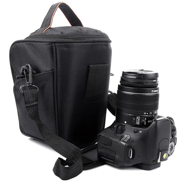 Softly padded camera bag/case in medium size for Nikon, Canon, S B B