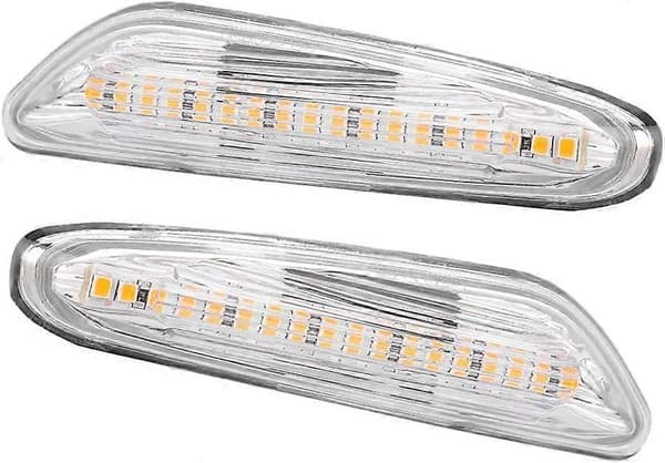 12V 5W Bil LED Sidebremse Indikatorlampe til E82 E88 E60 E61 E90 E91 E92 E93 (Transparent)