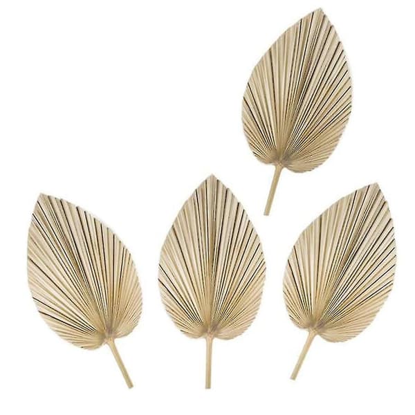 4 stk. tørrede palmblade, tørrede palmblade, kunstige planter, palmblade