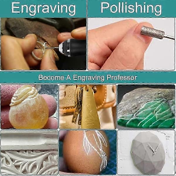 Engraving Pen, Electric Engraving Tool Kit USB Rechargeable Engraving Pen Micro Cordless Carving Tool For DIY Art
