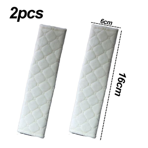 Shoulder Strap Pads Protection for Seat Belt Shoulder Beige KLB