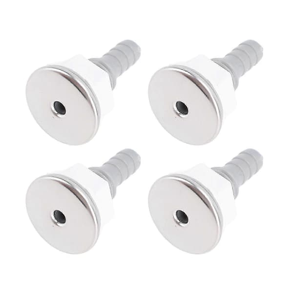 4st Bubbelmunstycke för badkar PVC SPA Badkar Rakt Bubbelmunstycke för Pooltillbehör