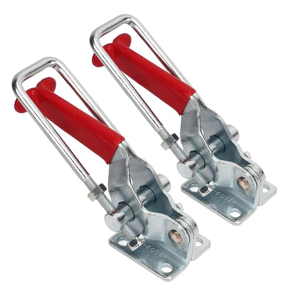 2 PCS U-bolt Toggle Latches 900 kg Capacity Heavy Duty Adjustable Self-Locking Toggle Clamps For Trailer RV