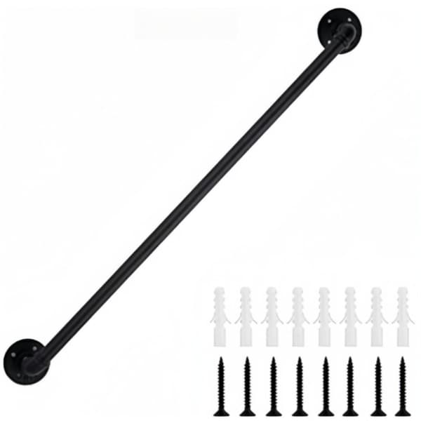 Sklisikkert trapperekkverk - Galvanisert stålrør for innendørs trapp, 3,2 cm rørdiameter 30 cm 30 cm