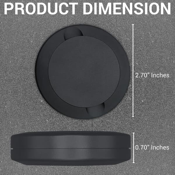 2025 Latest Model Matte Black Metal Zyn Pouch Container - Dual Compartment Storage Can with Secure Lid Black-FA-