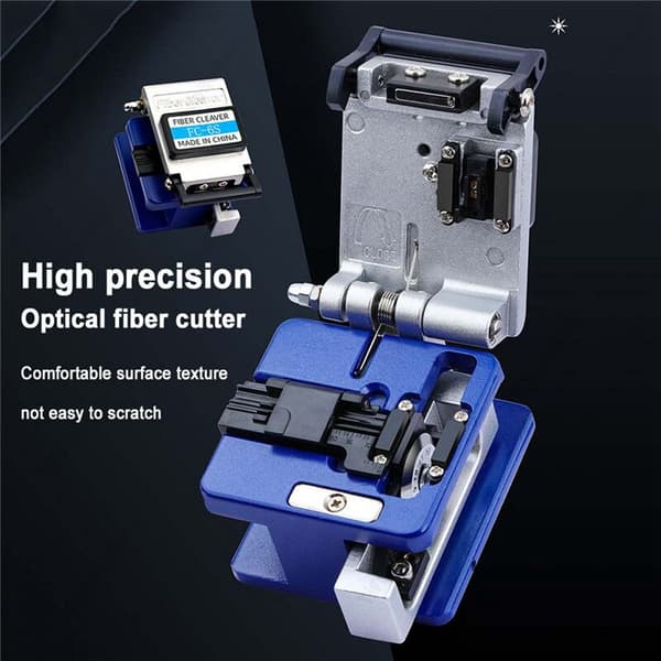 FC-6S FTTH Optical Fiber Cleaver Metal High Precision Connection Cold Cutting Tool