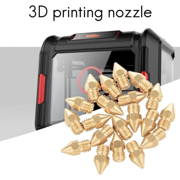 20 stk ekstruderdyser Mk8 dyse 0,4 mm Mk8 3D-skriver for Cr10