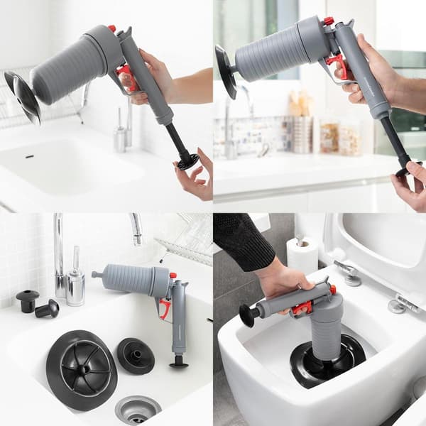 Avloppsrensare / Vaskrensare med Pump - Löser Proppar i Avlopp