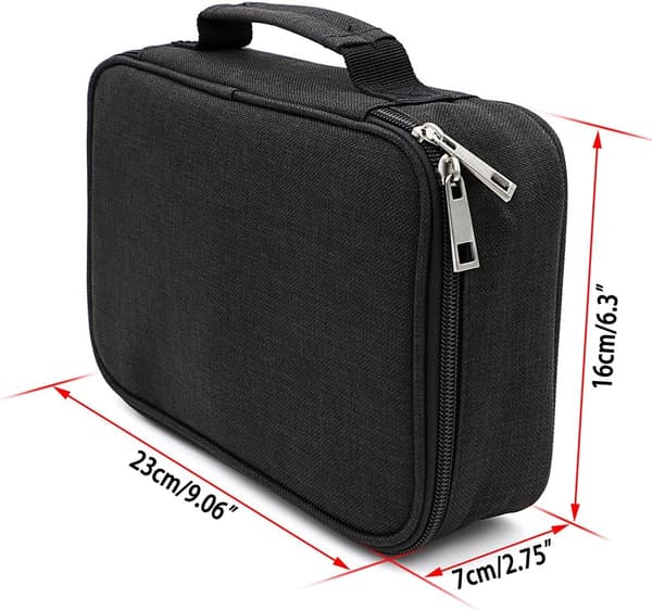 New 72-piece canvas pencil case for school, multi-functional and with 3 removable layers