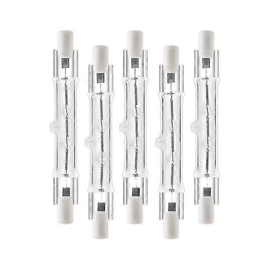 5-Pack R7s 118mm 300W 230V Halogen Lamps – Linear Light for High Performance [DB]