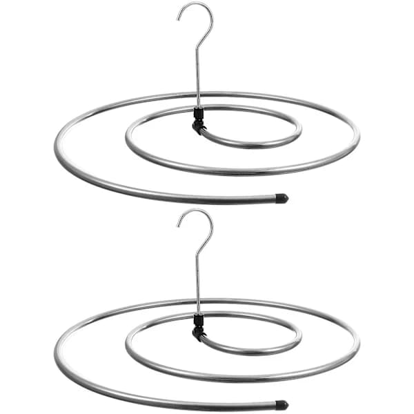 2 stk. foldbare tørrestativer, spiral tørrestativ, dryptørrestativ, tøjtørrestativ, stativ, spiralbøjle