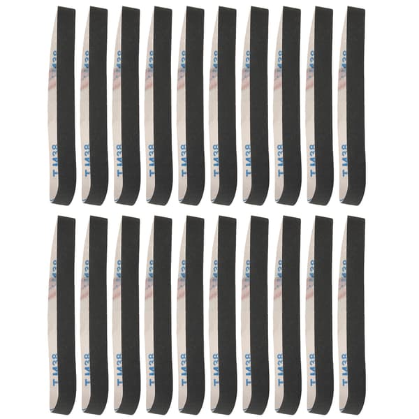 20pcs Sanding Belts Abrasive Sandpaper Rolls Mental Grinding Polishing Deburring Tool 600#