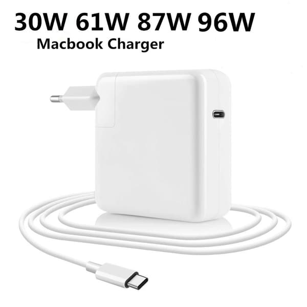 60W USB-C-lader strømadapter for MacBook Pro 16 15 13 tommer og Air 13 tommer-FX-