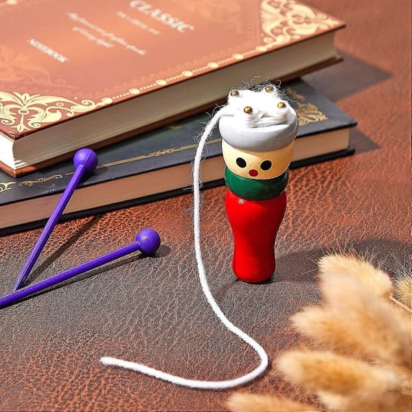 2 sæt træ fransk strikker, sød glat første strikkespole