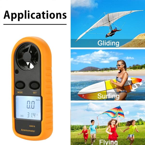 Digitalt anemometer Anemometer GM816 Vindmåler