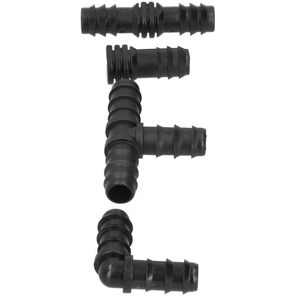 20 st/set droppbevattningssystem armbågskoppling T-kopplingar kopplingar trädgårdsmaterial