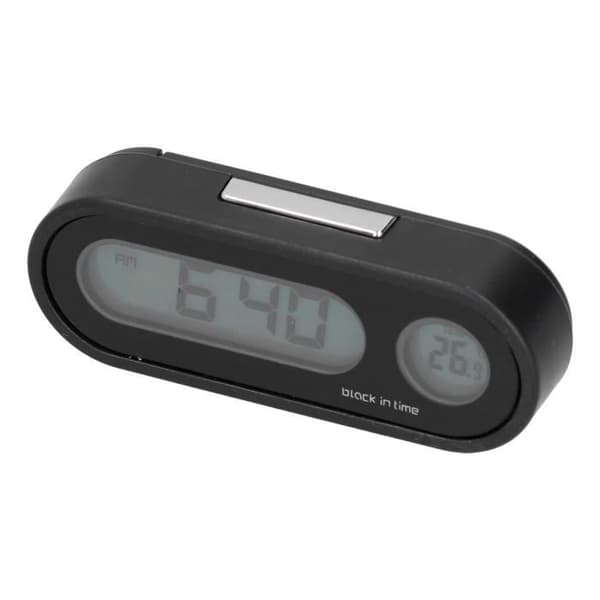 TMISHION Car Thermometer Car Dashboard Clock, Professional Digital Thermometer for Wash Clock[DB]