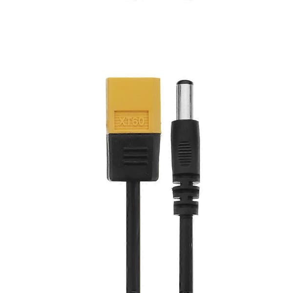 XT60 til DC5525 TS100 Loddekolbe til Strømkabel 5.5mm x 2.5mm