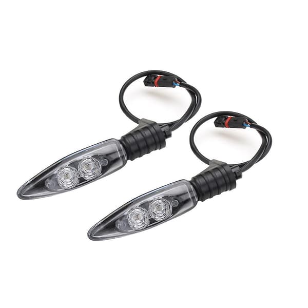 Et par LED-forlygteblinklys til motorcykel (gult lys)