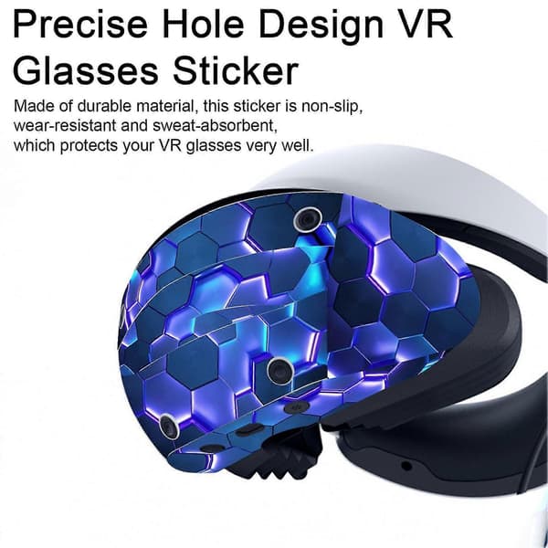 VR Glasses Sticker Unique Clear Pattern Anti-scratch Protective Easy To Install VR Headset Glasses Sticker for PS VR2