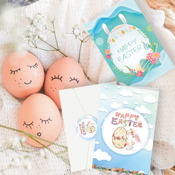 #6-Card Easter Card Set#