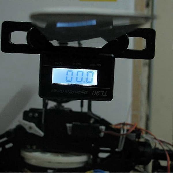 Digital Pitch Gauge Batteridrevet Vinkelmåler LCD Baggrundsbelysning Sort