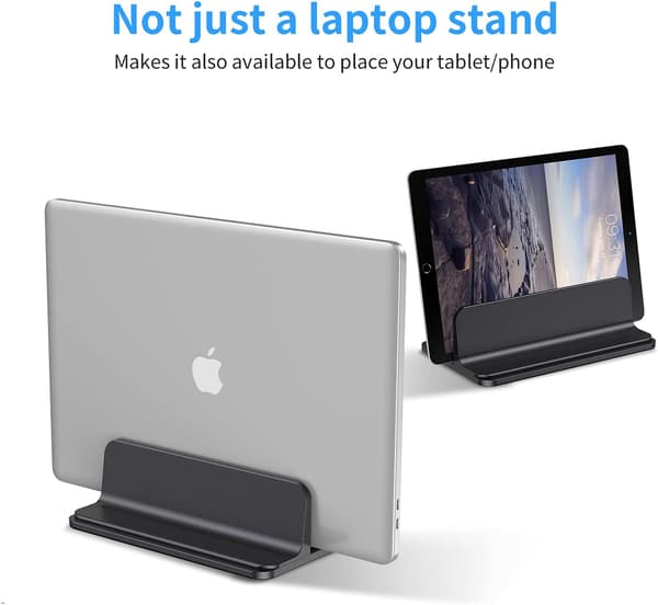Lodret Laptopstativ, Justerbart Aluminium Laptopstativ Skrivebord DXGHC