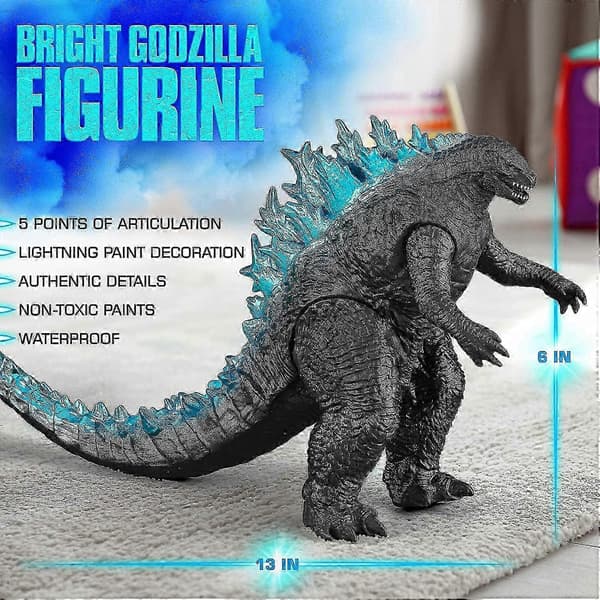 Dhrs 2021 Godzilla Actionfigur 12\" Hoved Til Hale Actionfigur Legetøj Til Drenge Og Piger G
