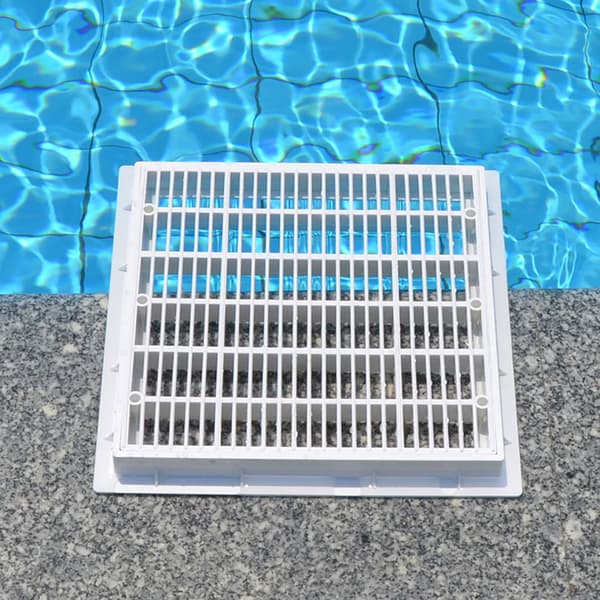 30x30cm Pool Square Main Drain Cover Flat Floor Drain Cover