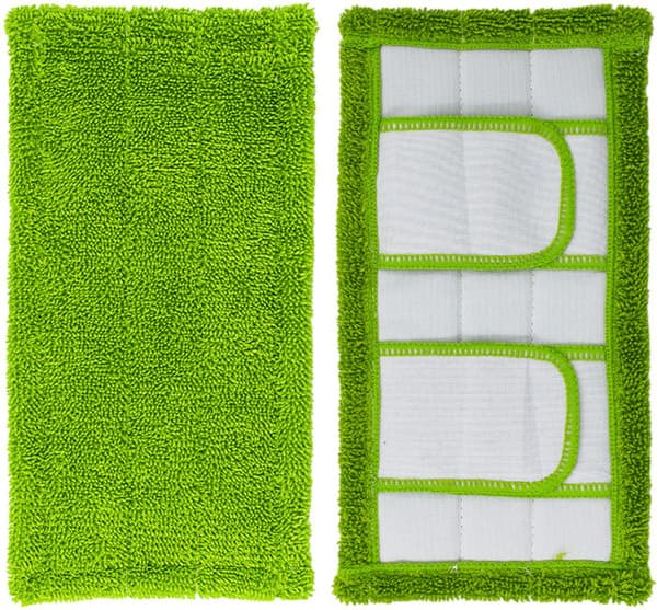 Microfiber Cloth for Sweep Mop, 4-Pack Reusable Mop Pads, Wet and Dry Use, for Swiffer
