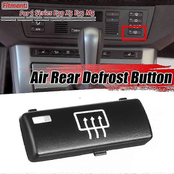 Car Replacement Climate Control Panel Air Rear Defroster Button Keys Switch for - 5 Series