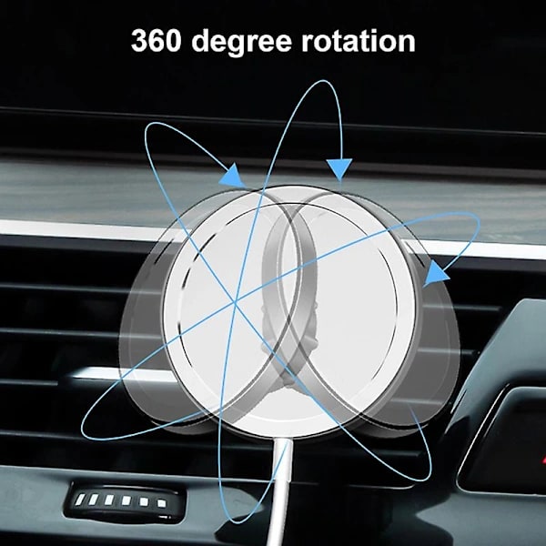 Biltelefonfeste Luftventil Laderholder For Magsafe Ladebase