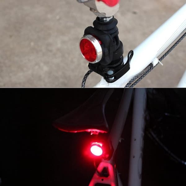 HQ DURABLE bicycle lights LED set white and red rechargeable LED lamp for bicycle