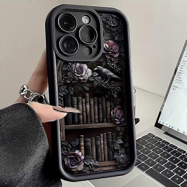 Mobilskall for iPhone 16 Pro, glanset og fallsikkert hybridskall med doble lag