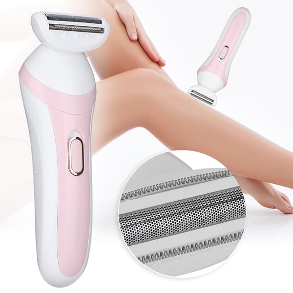 Kvinnelig Epilator Mini Bikini Armhuler Armer Ben Smertefri Hårfjerning Dame Kroppsbarbermaskin