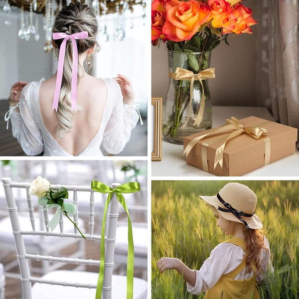 Satinband - Satinband - Presentband - Band - Presentband - 10 mm bred - 22 meter lång per styck ...