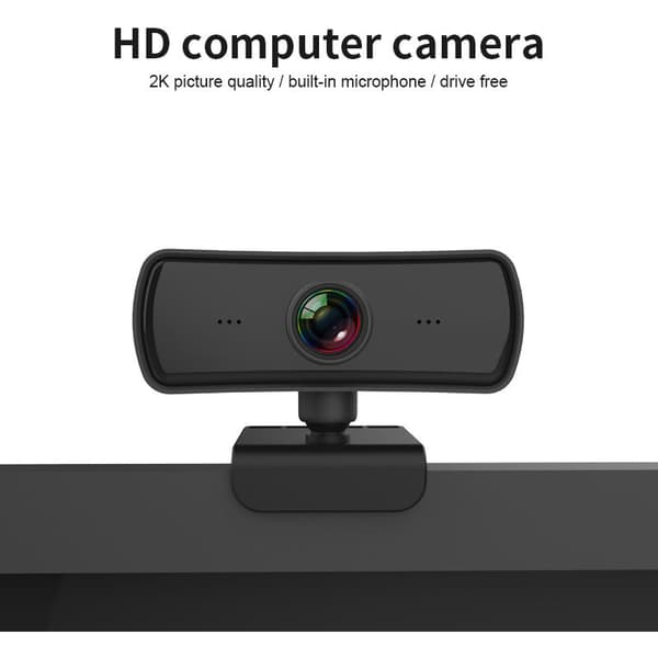 USB-computerkamera, HD-driverfrit netværkskamera, 1080P video live konferencekamera, skærm