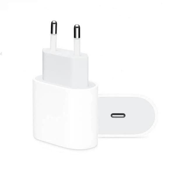 3-pak iPhone-oplader – hurtigopladeradapter + USB-C 20W hvid (NT) 3-pak iPhone-oplader