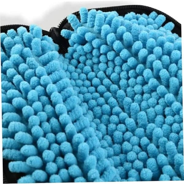 Foldbart paraplyetui, foldbart paraplyetui bærbart absorberende paraplyetui vandtæt paraplyetui 28x12,5 cm blåt, sort 1 stk